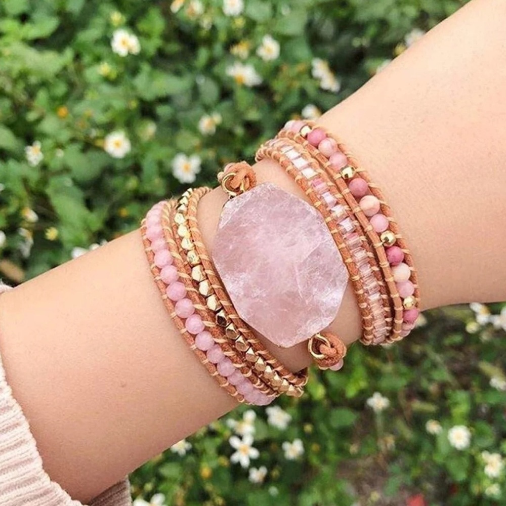 SALE! 🎁❄️ “Love Stone” Rose Quartz Bracelet